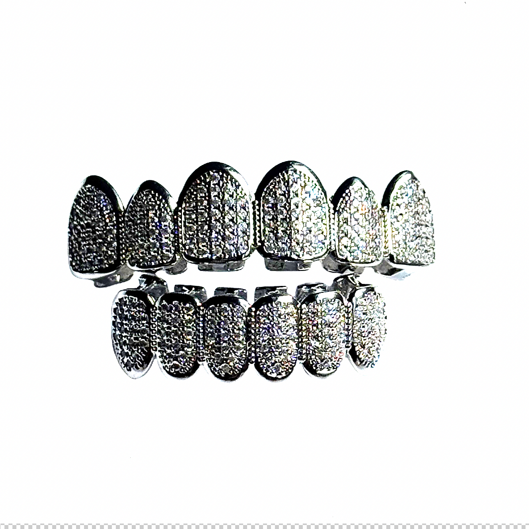 Iced-Out CZ  Grillz